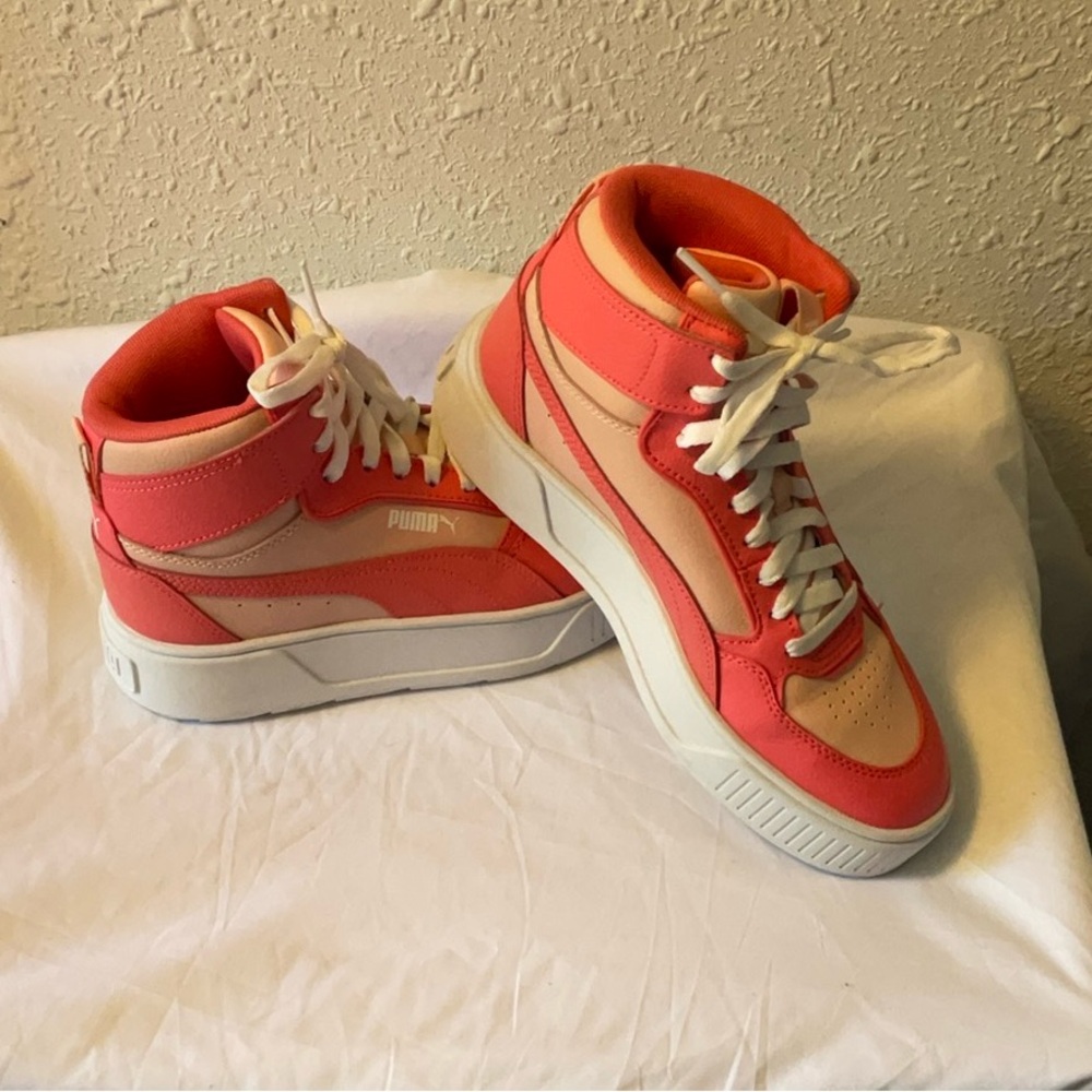 Puma Girls High Top Platform Sneakers 4.5 youth